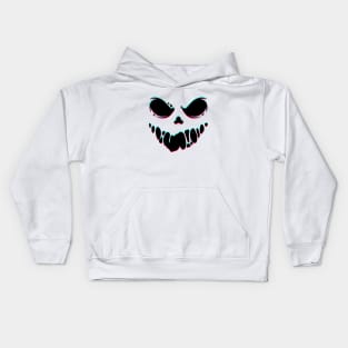 Spooky Halloween Face Kids Hoodie